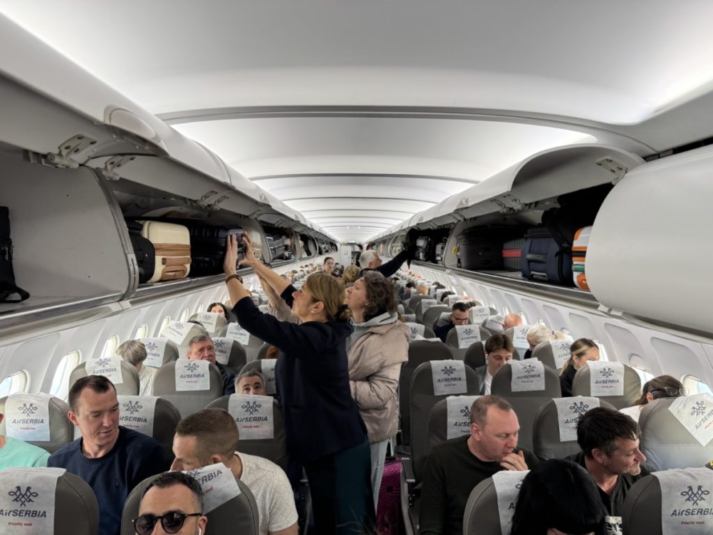 Air Serbia Airbus A319 Economy Review13