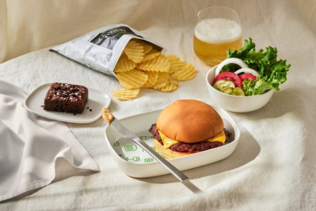 Delta Zomermenu 2025 Shake Shack Hamburger