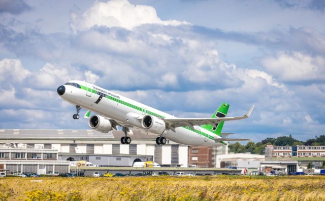 Transavia Airbus A321neo Retro livery testvlucht