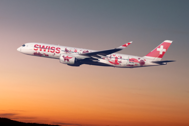 Airbus A350 Swiss Special Livery