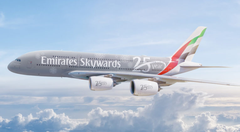 Emirates Skywards 25 years A380 livery