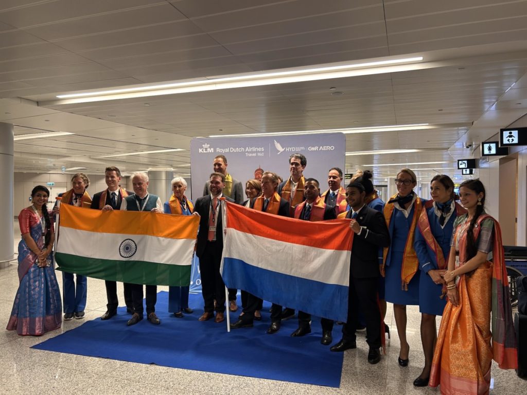 KLM Hyderabad non-stop verbinding