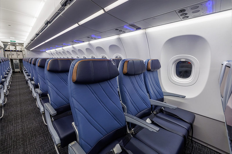 American Airlines Airbus A321XLR Economy Class