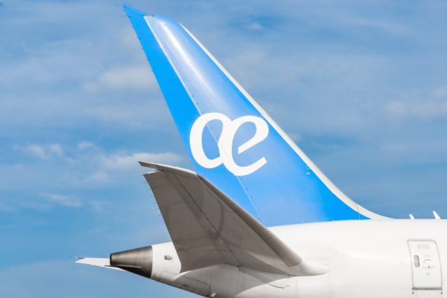 Air Europa toestel staart