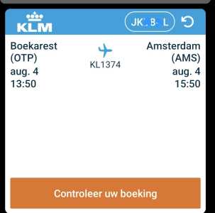klm widget